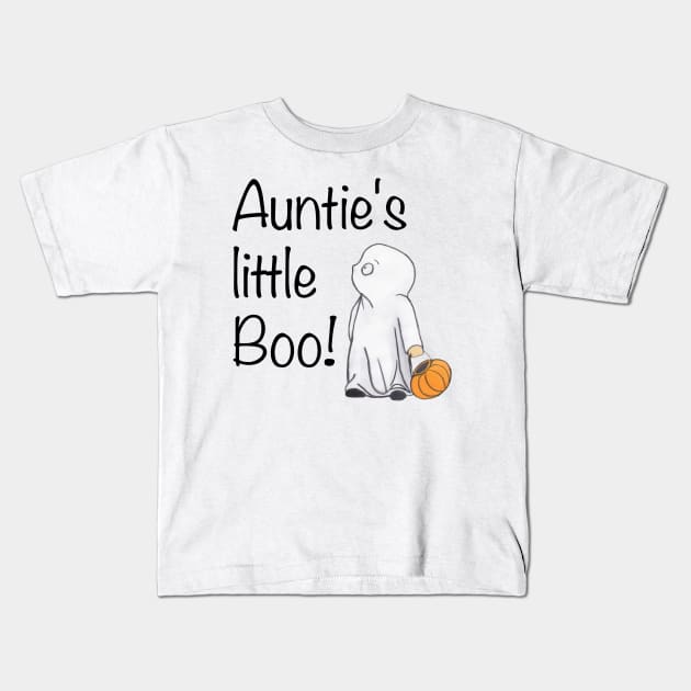 Auntie&#39;s Little Boo Kids T-Shirt by A2Gretchen